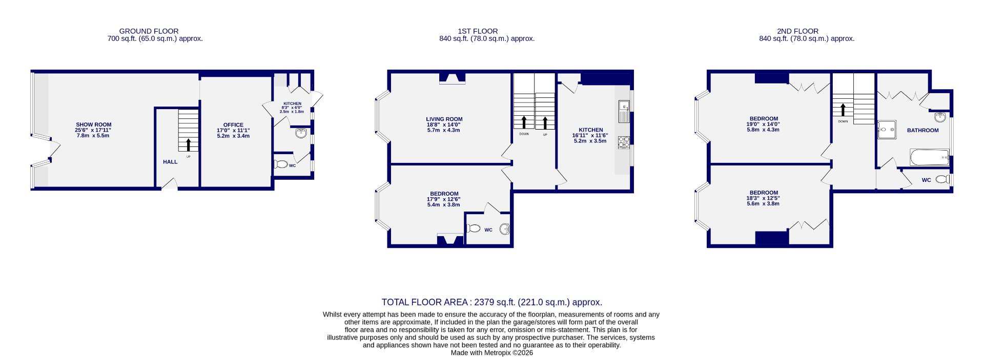 Floorplans For Gillygate, York
