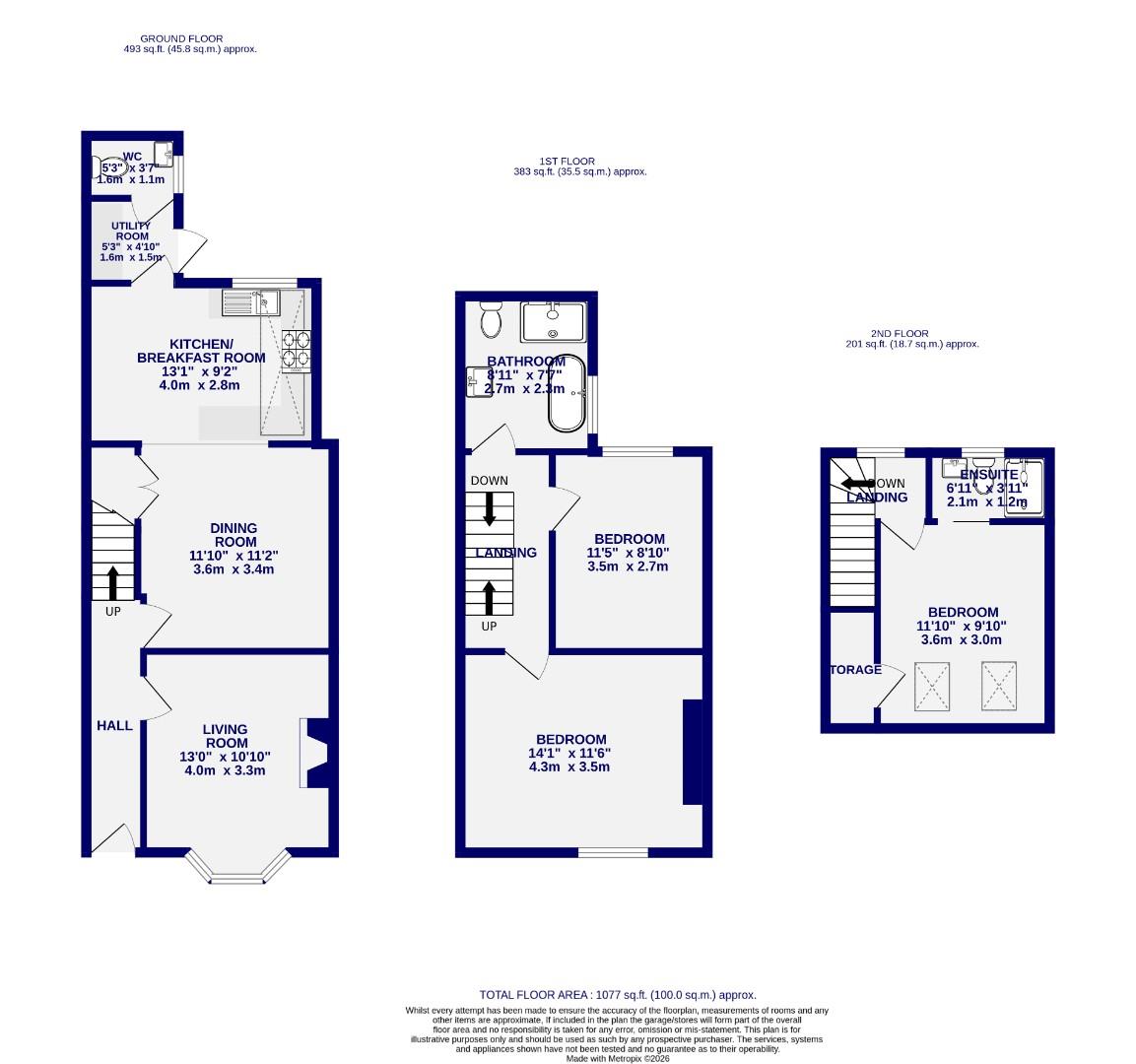 Floorplans For Russell Street, York