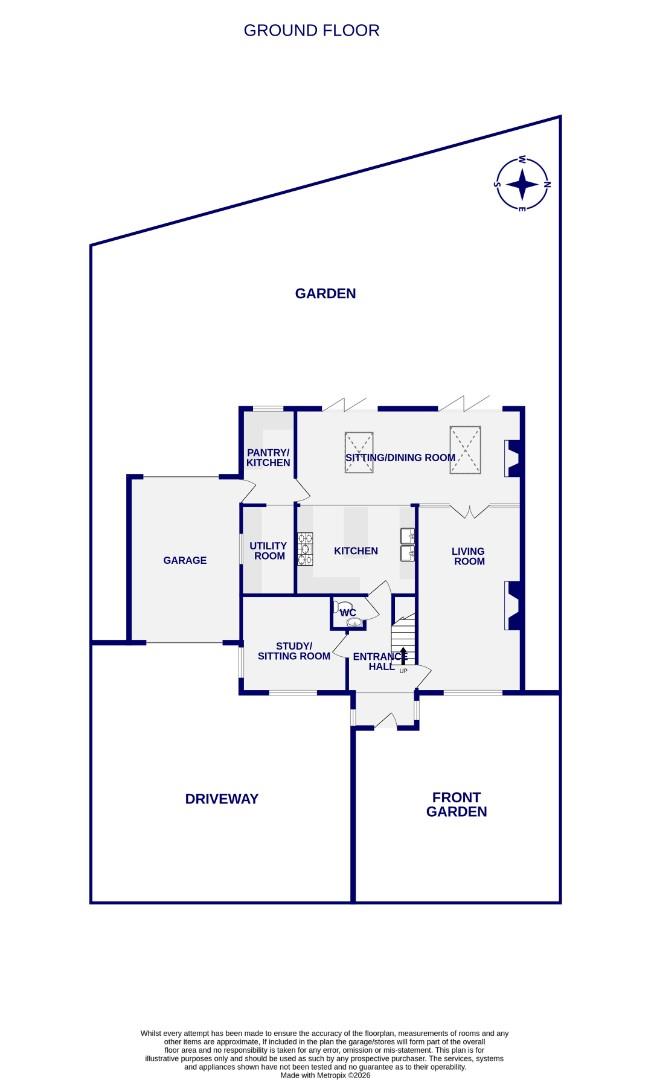 Floorplans For Mill Lane, Acaster Malbis, York
