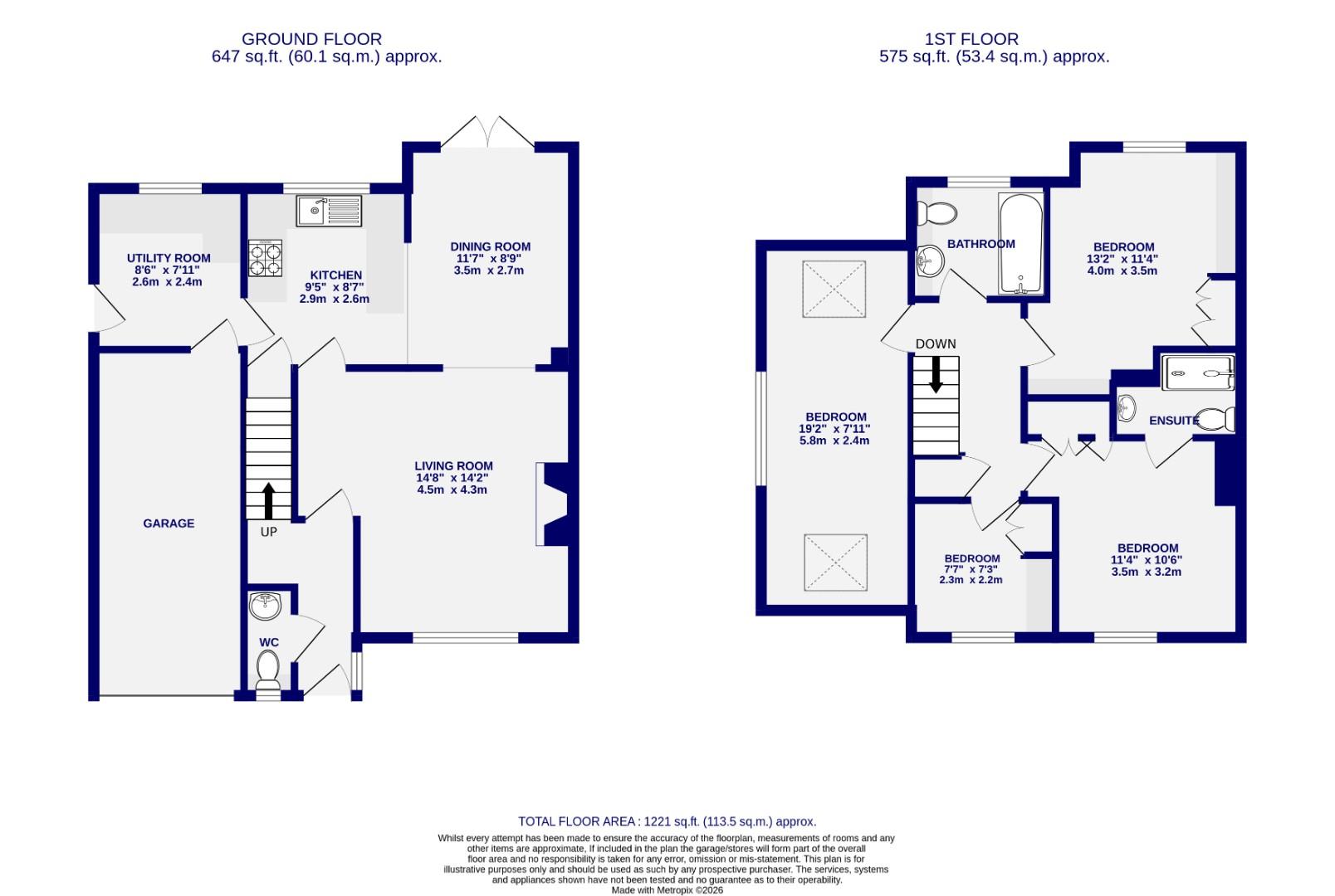Floorplans For Lakeside, Acaster Malbis, York