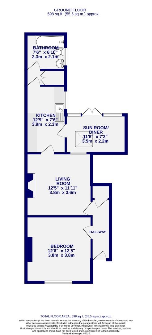 Floorplans For Heslington Lane, York