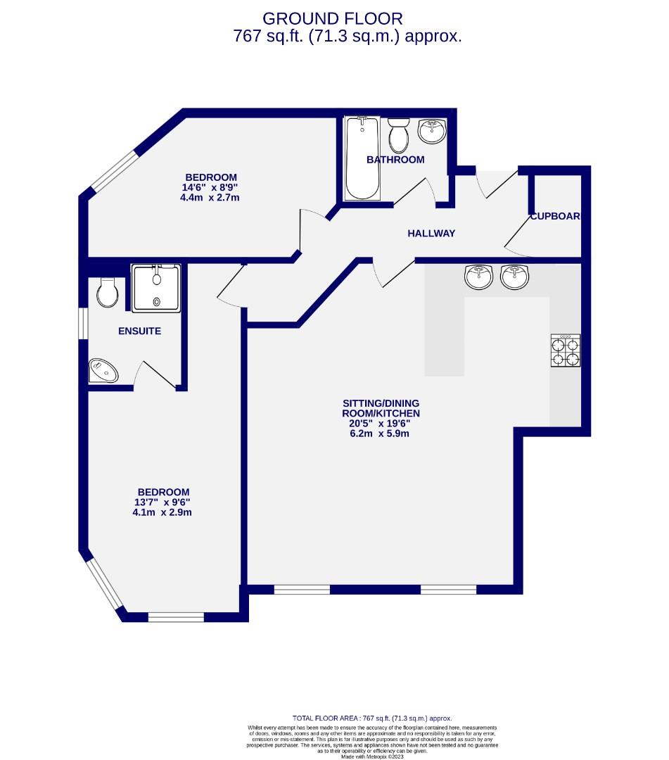 Floorplans For Grange House, West Grange Court, York