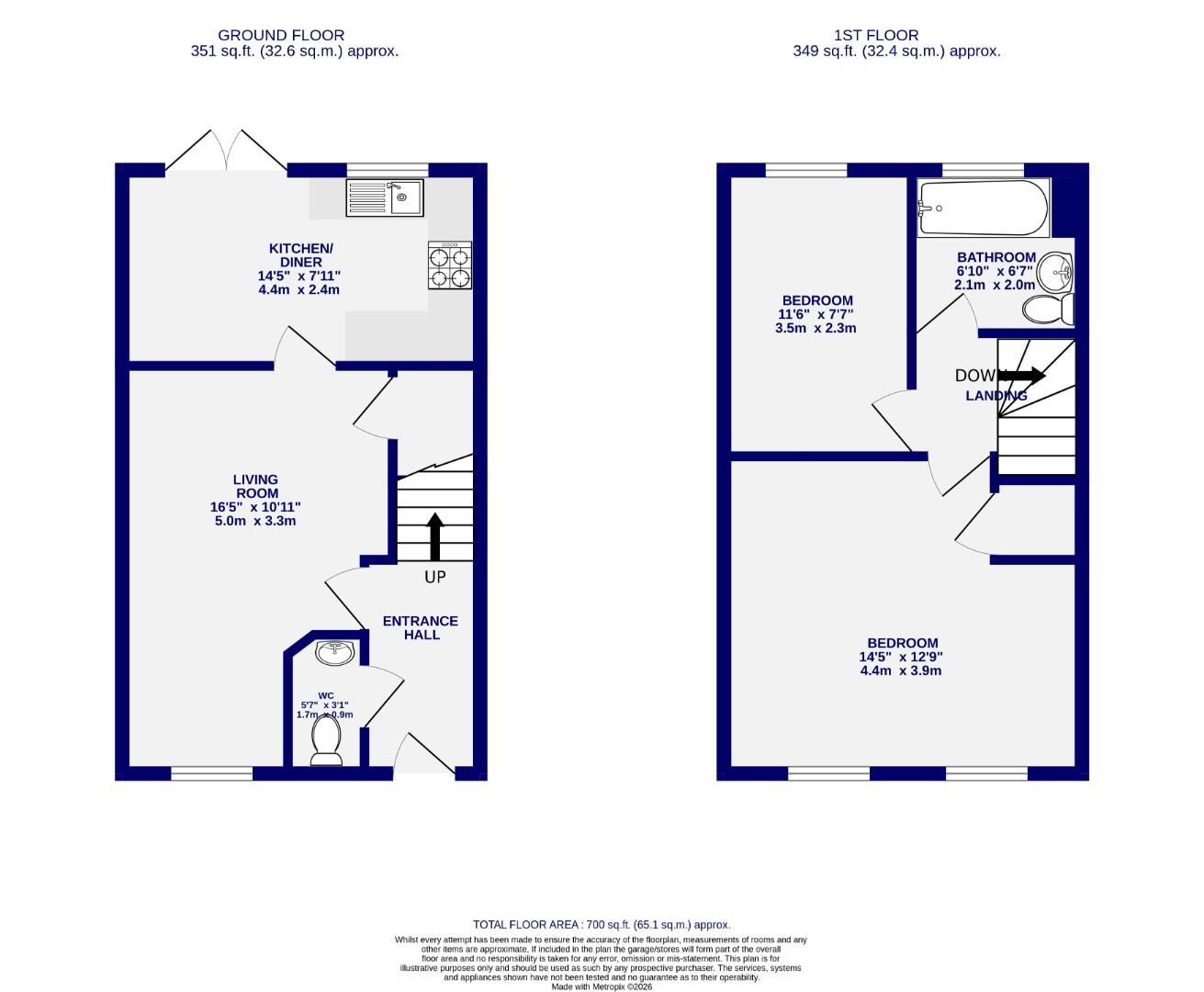 Floorplans For Eller Lane, Fulford, York