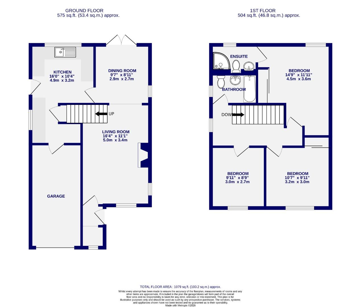 Floorplans For Broadstone Way, York