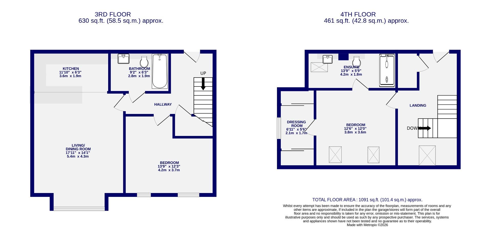 Floorplans For Burton Croft, Burton Stone Lane, York