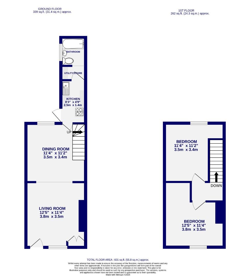 Floorplans For Rosebery Street, York