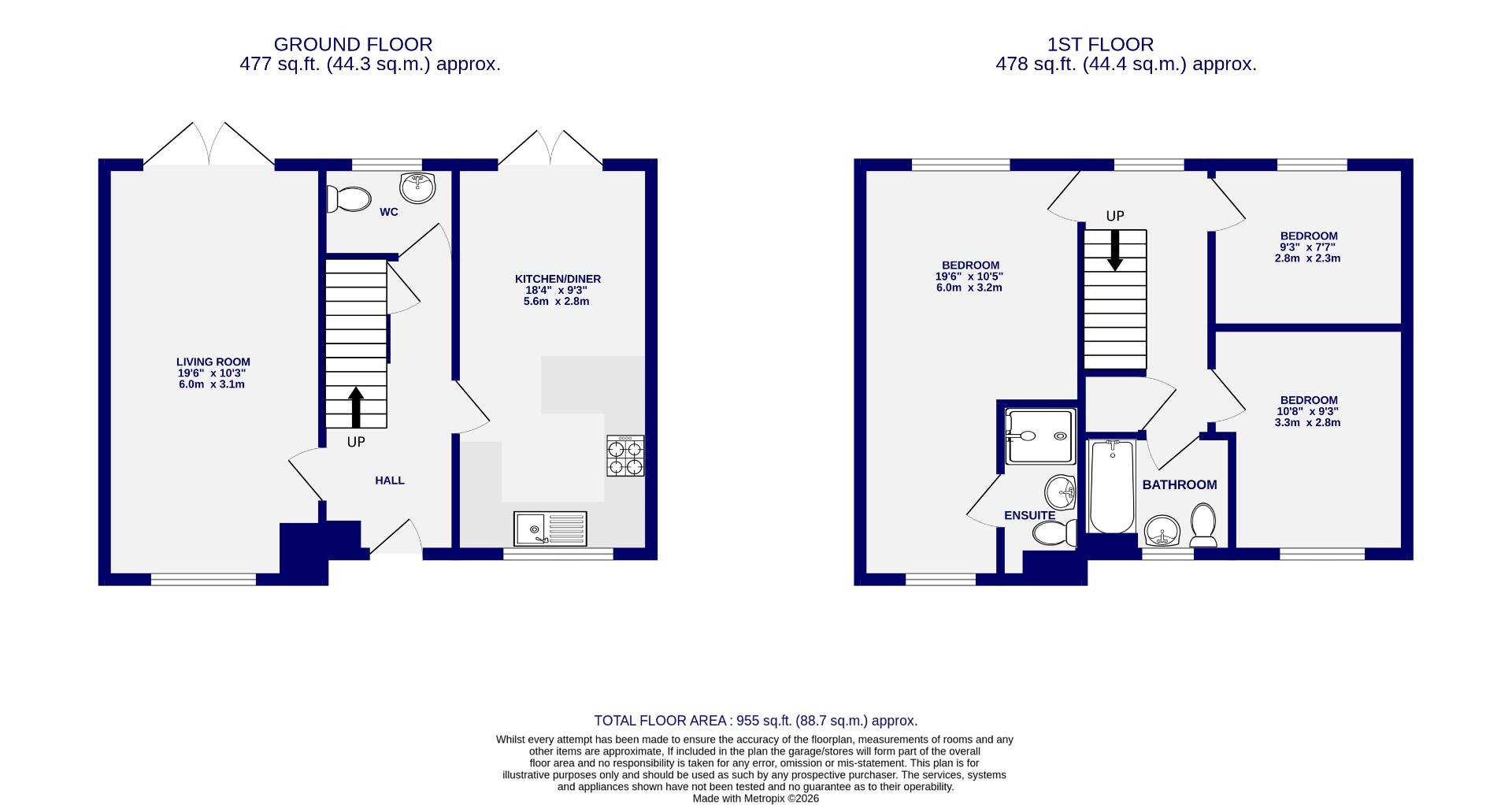 Floorplans For Eller Lane, Fulford York