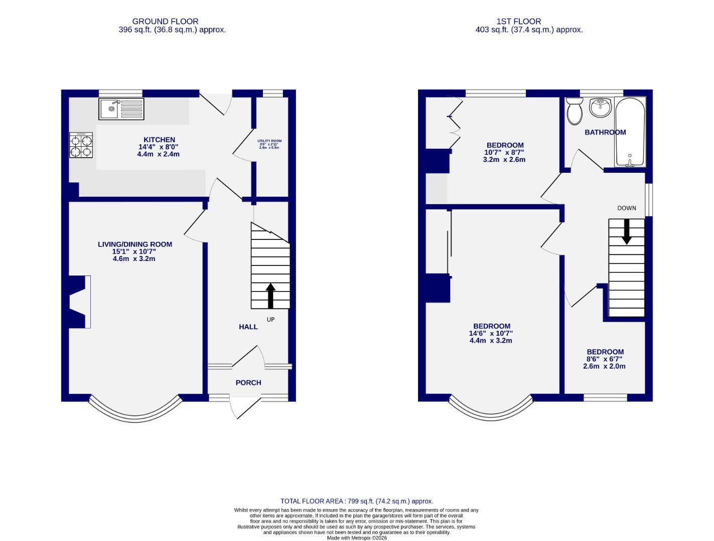 Floorplans For Whitestone Drive, Huntington, York