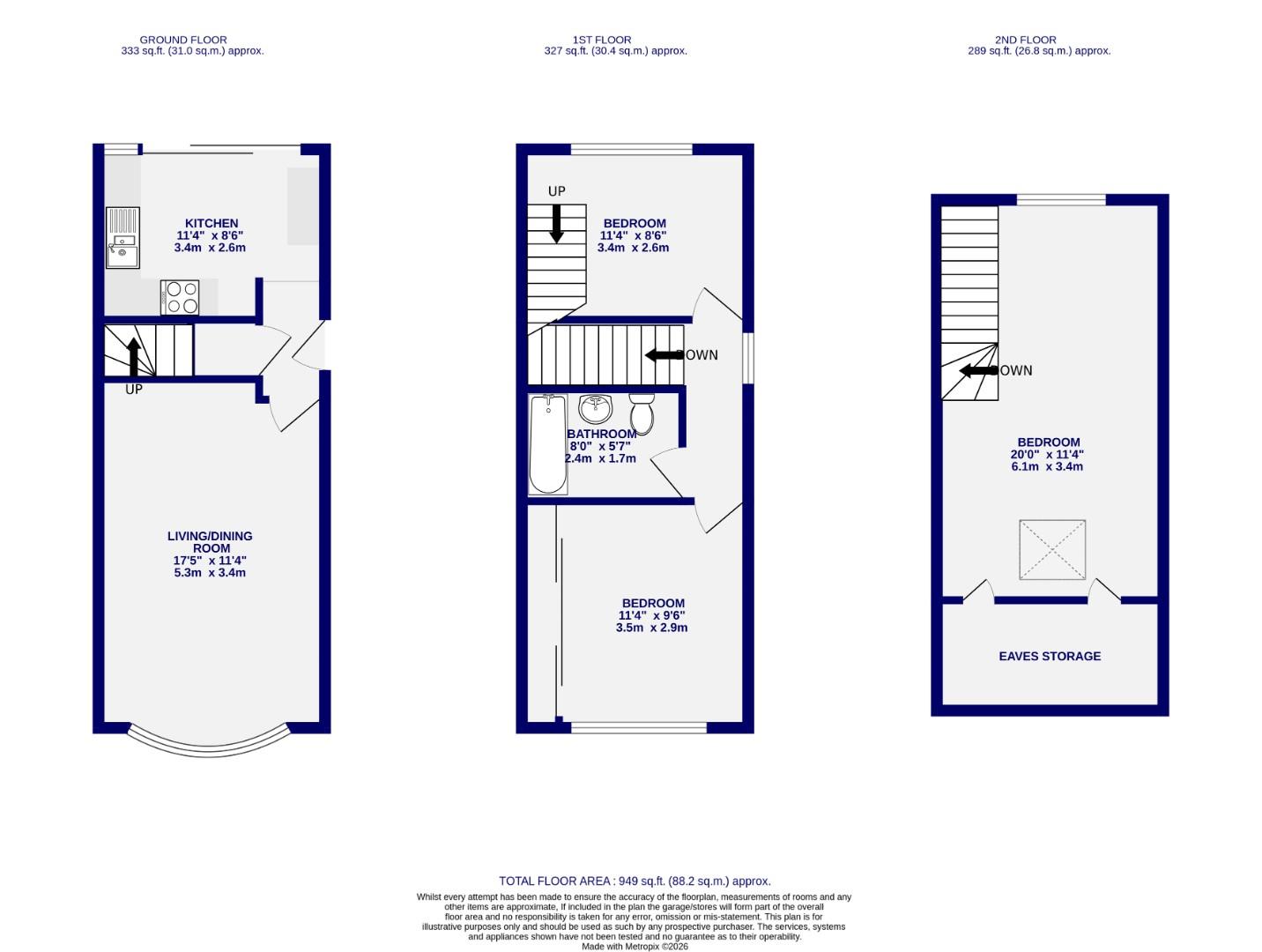Floorplans For Riversdale, Haxby, York