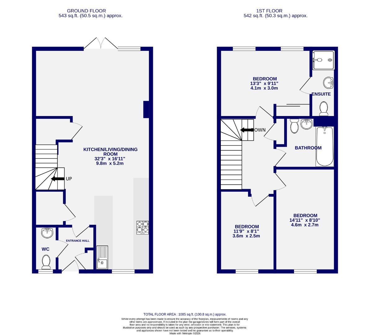 Floorplans For Cocoa Gardens, Wigginton Road, York
