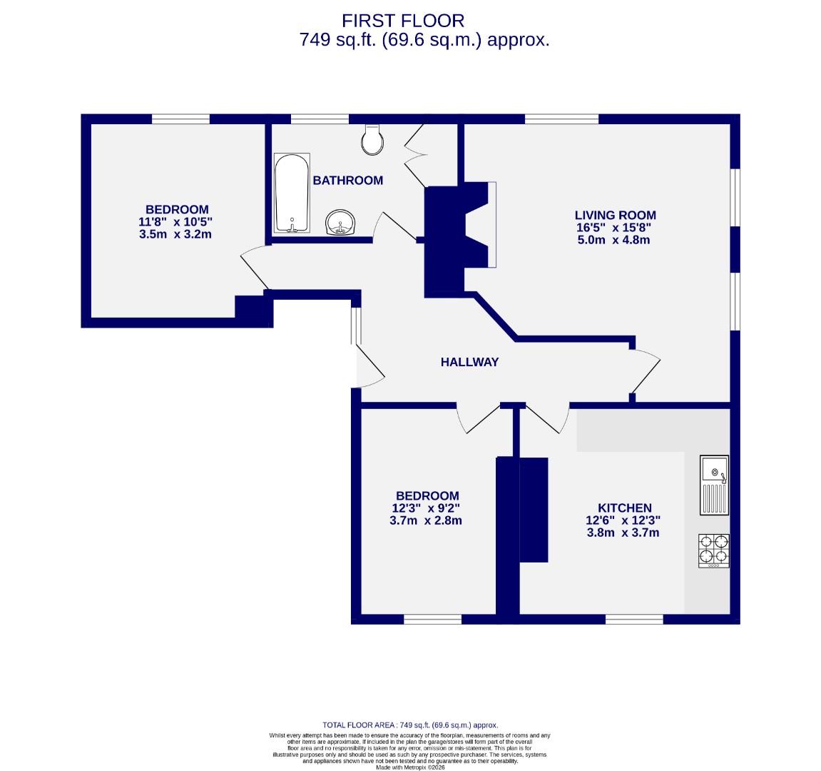 Floorplans For Villa Court, Upper Poppleton, York