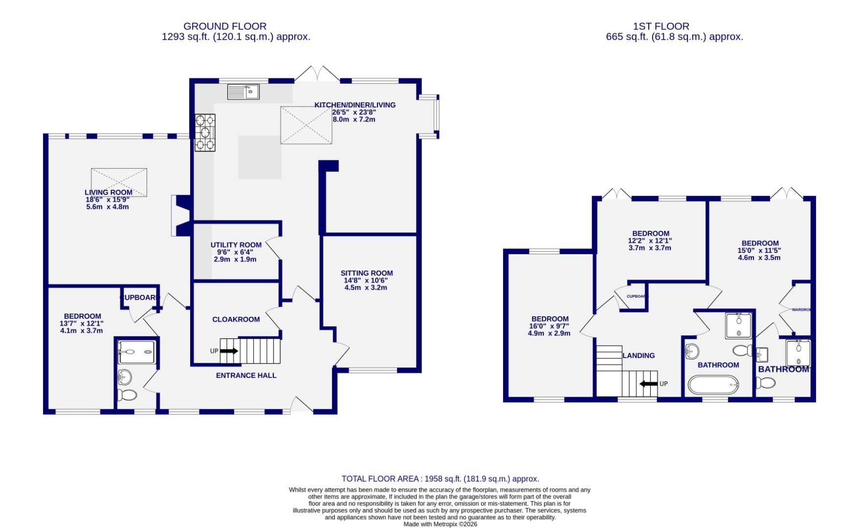 Floorplans For Ferry Farm Close, Naburn, York