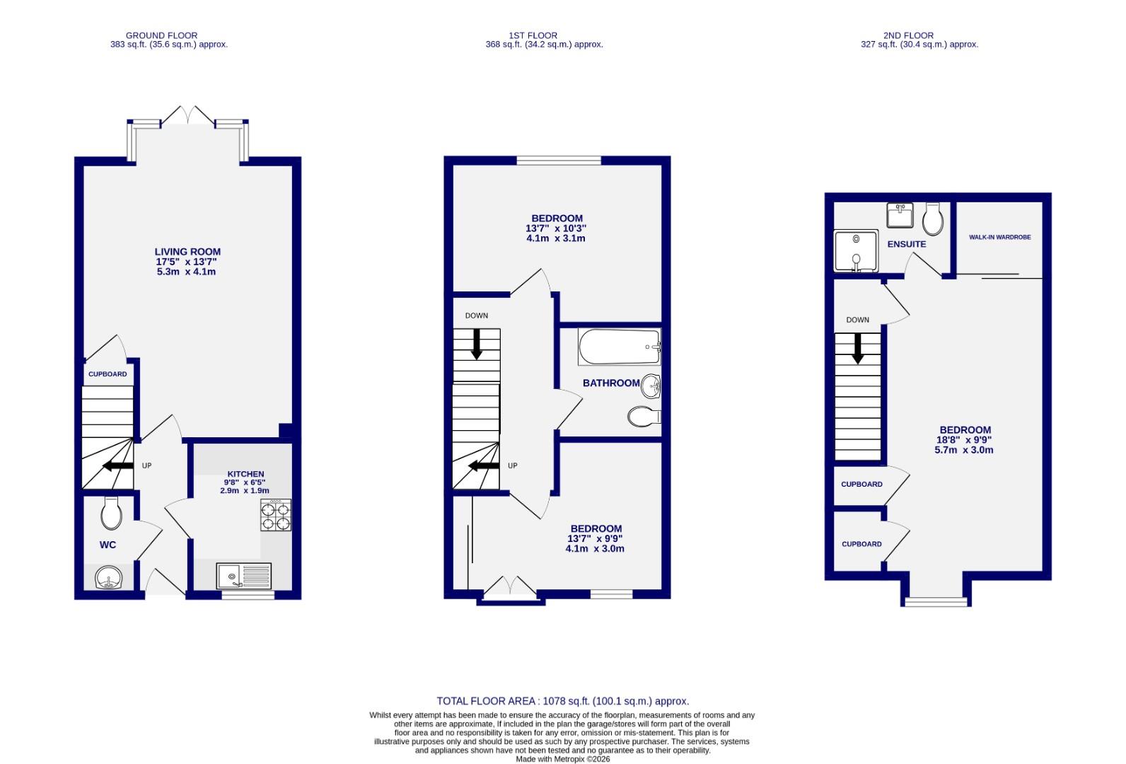 Floorplans For Armstrong Way, York