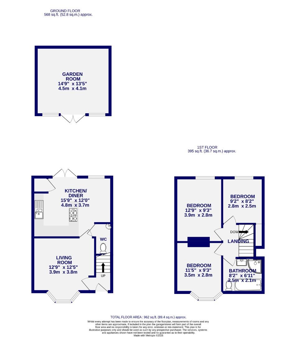 Floorplans For Burton Green, Clifton, York