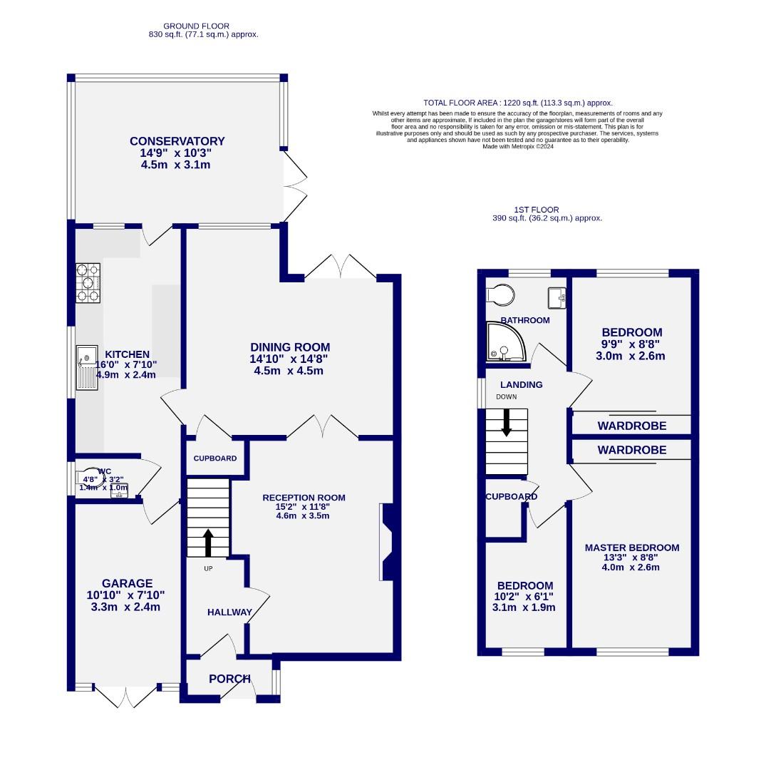 Floorplans For Sycamore Close, Skelton, York