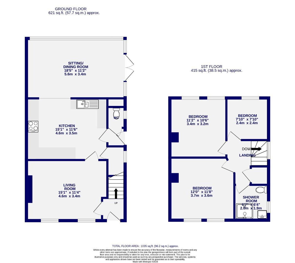 Floorplans For Woolnough Avenue, Osbaldwick, York