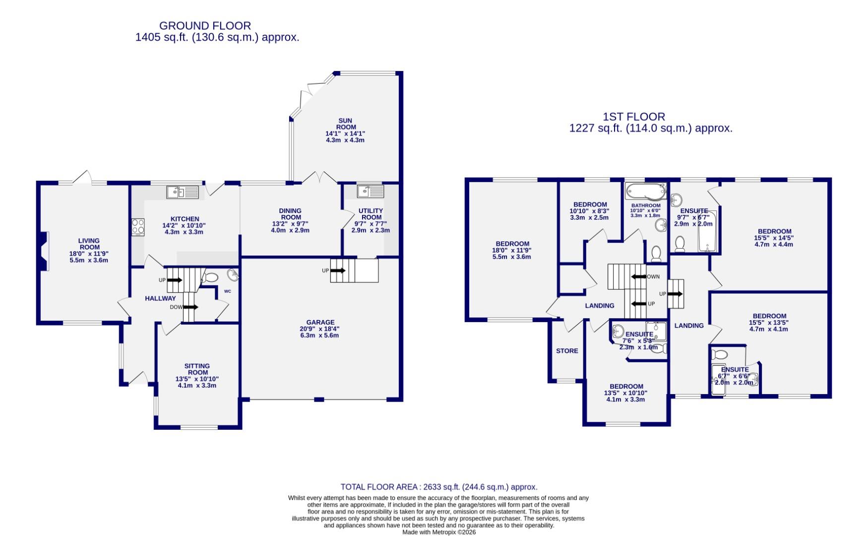 Floorplans For Tadcaster Road, York