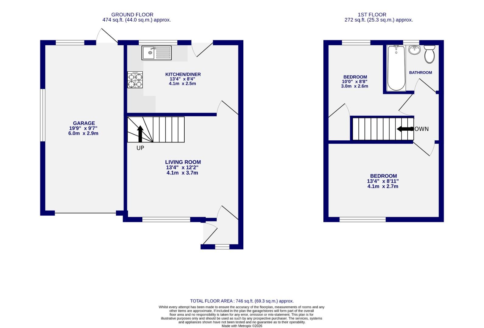 Floorplans For Deer Hill Grove, Clifton Moor, York