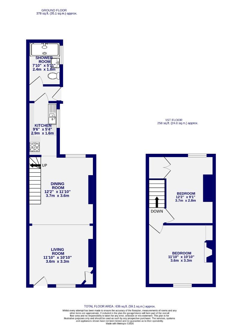 Floorplans For Baker Street, Burton Stone Lane, York