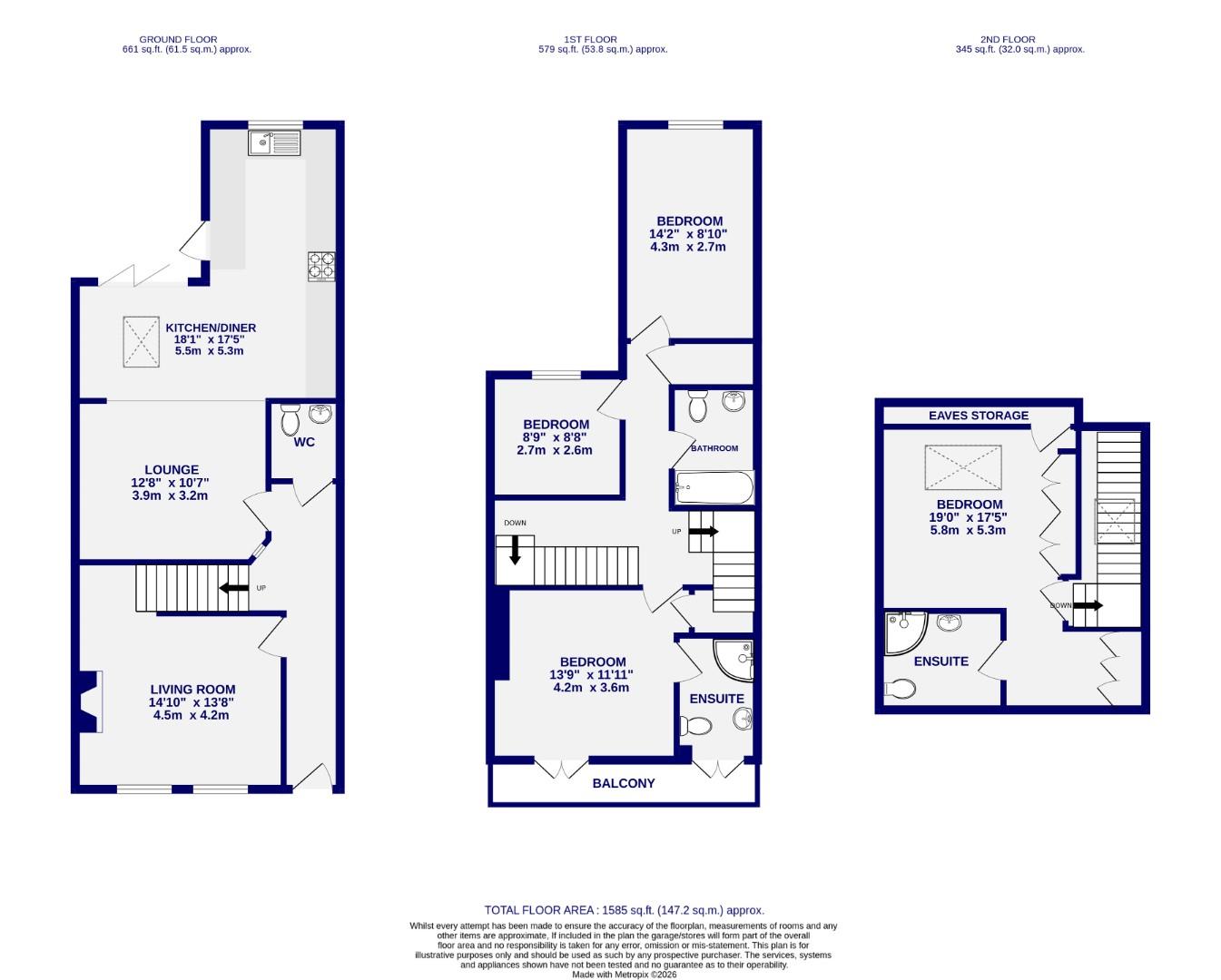 Floorplans For Heslington Lane, York
