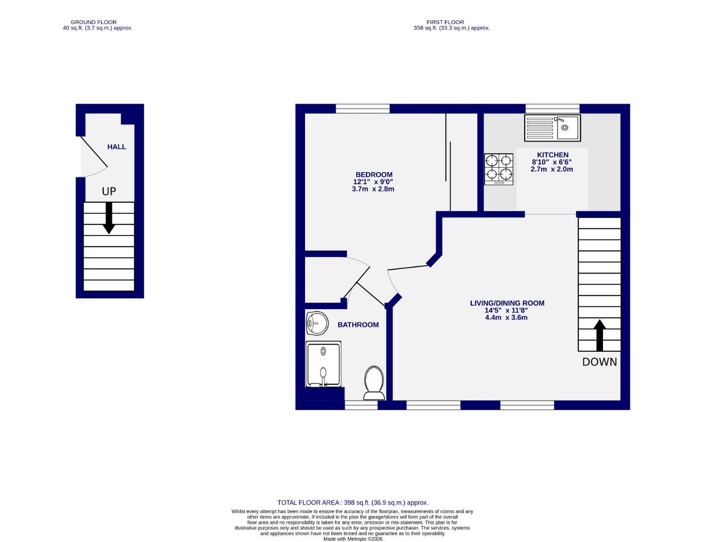 Floorplans For Millfield Lane, Upper Poppleton, York