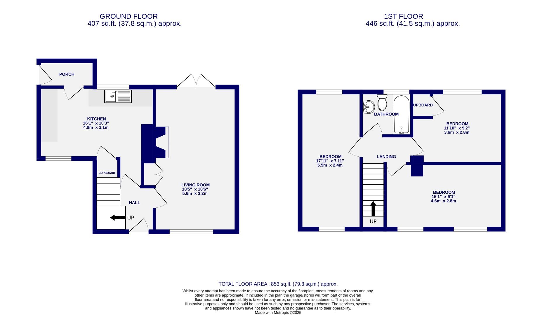 Floorplans For Chapelfields Road, York