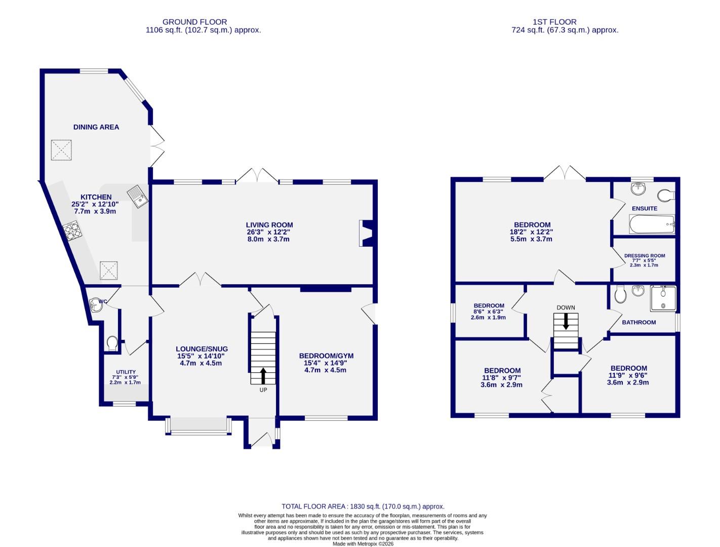 Floorplans For Acaster Lane, Bishopthorpe, York