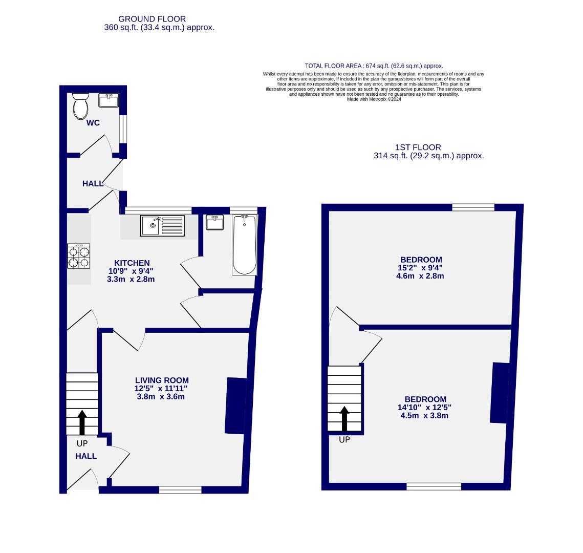Floorplans For Wrays Cottages, York