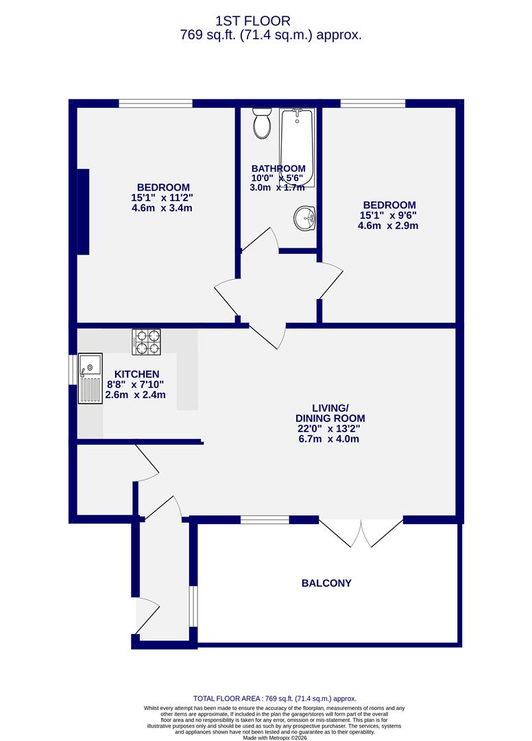 Floorplans For Milner Court, 9 Milner Street, Acomb, York, YO24 4NJ