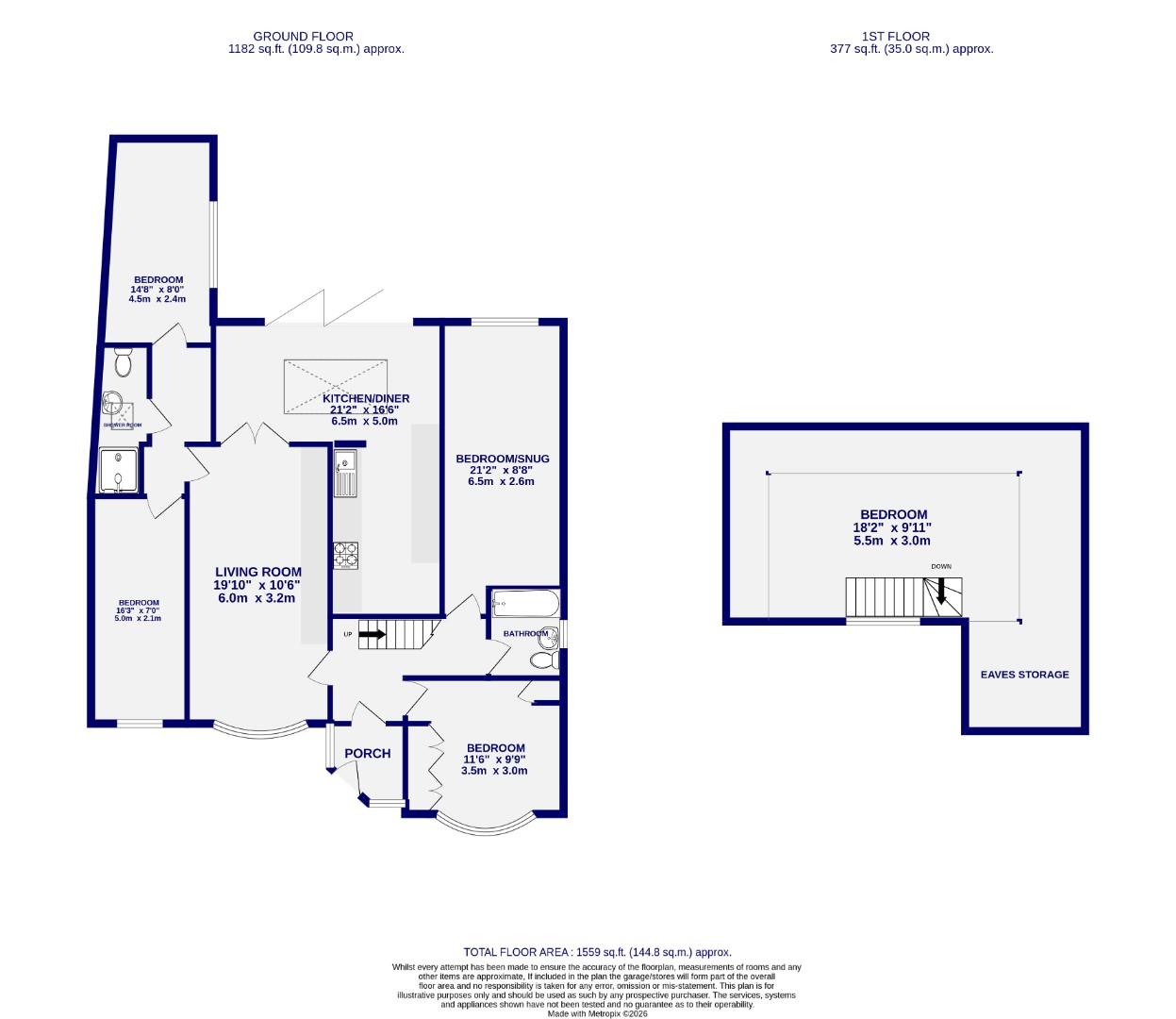 Floorplans For Howard Drive, Rawcliffe, York