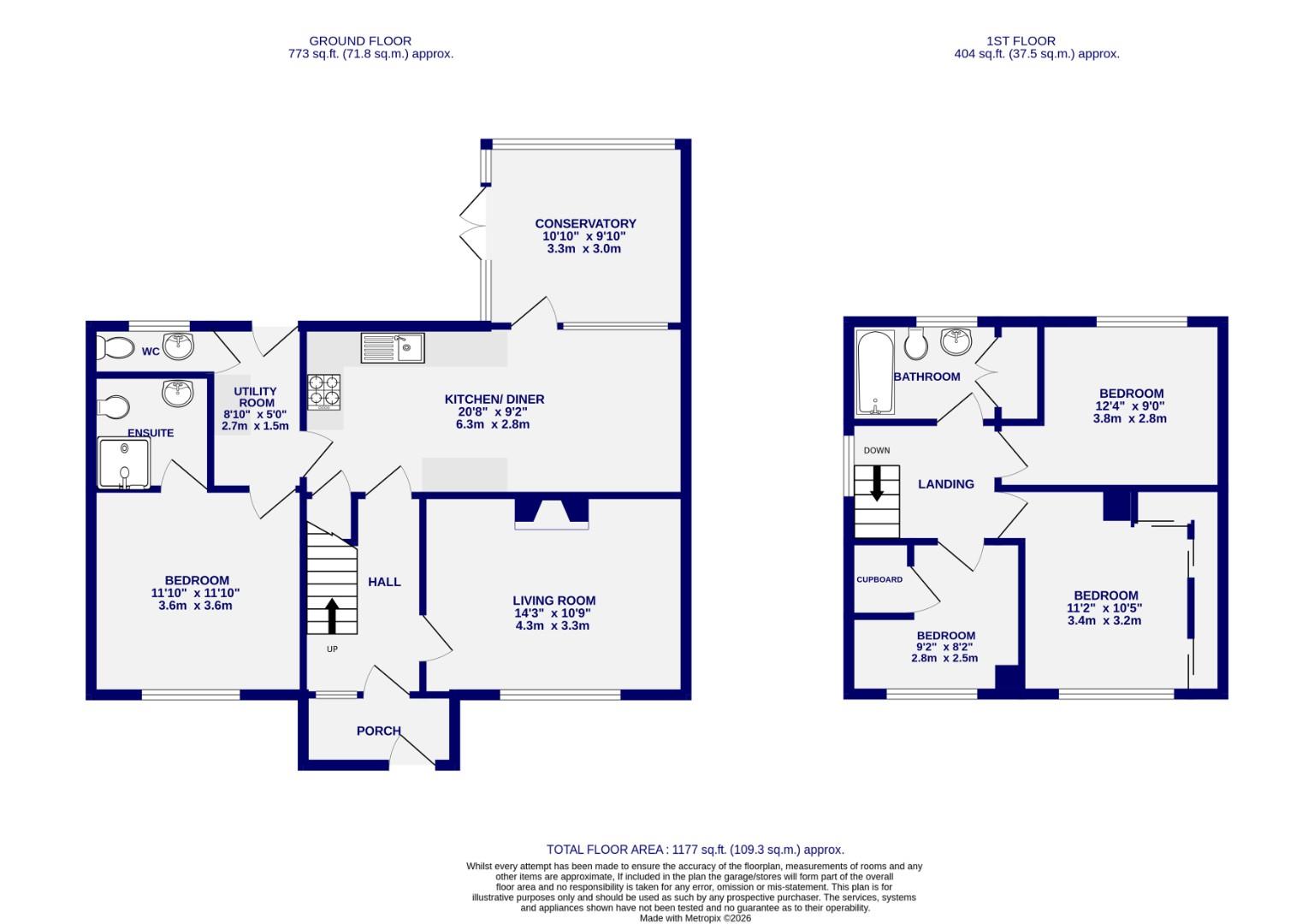 Floorplans For Keble Park South, Bishopthorpe, York