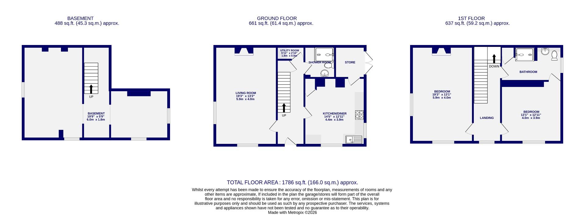 Floorplans For Dewsbury Terrace, York