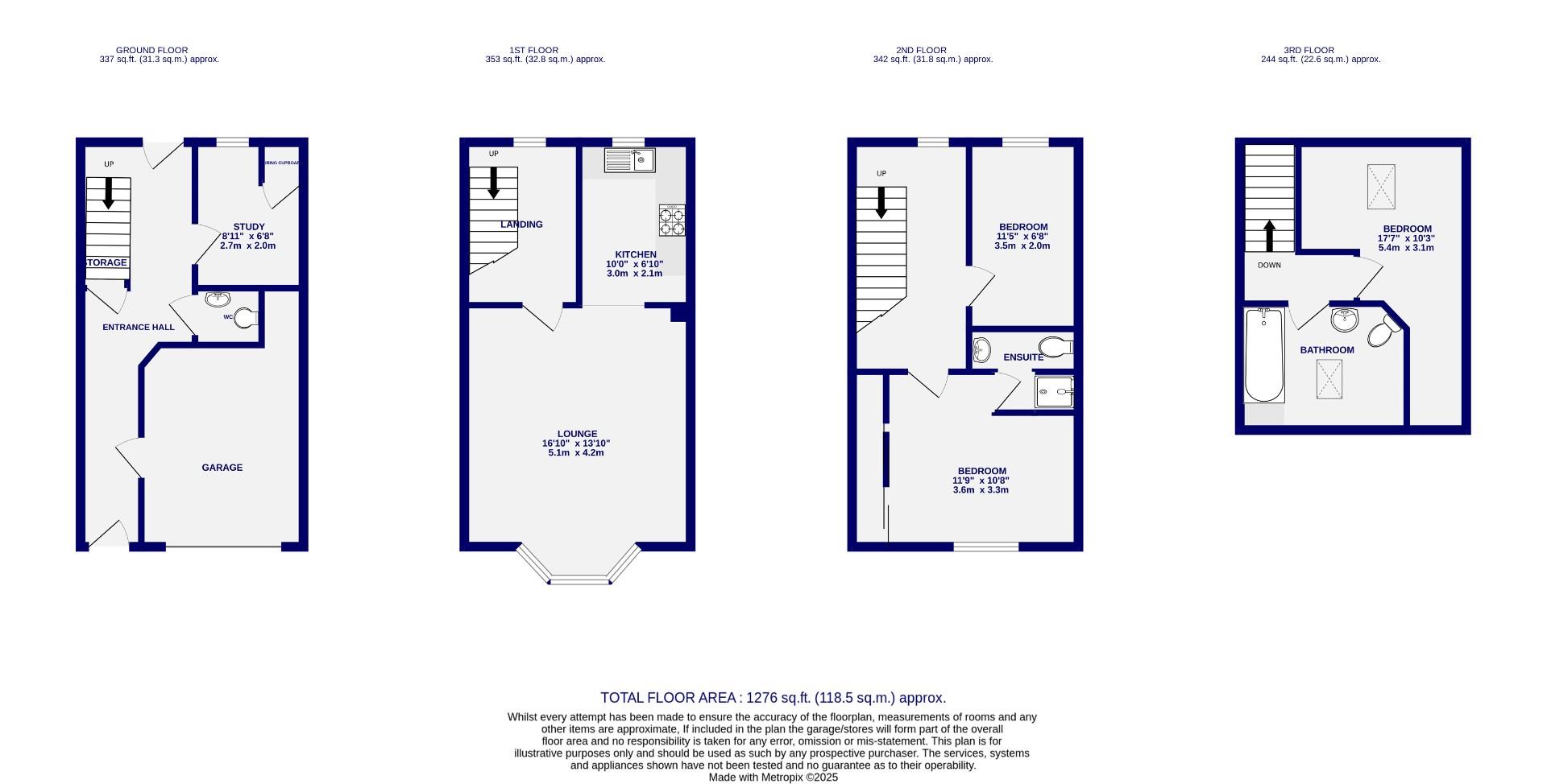 Floorplans For Dewsbury Court, York