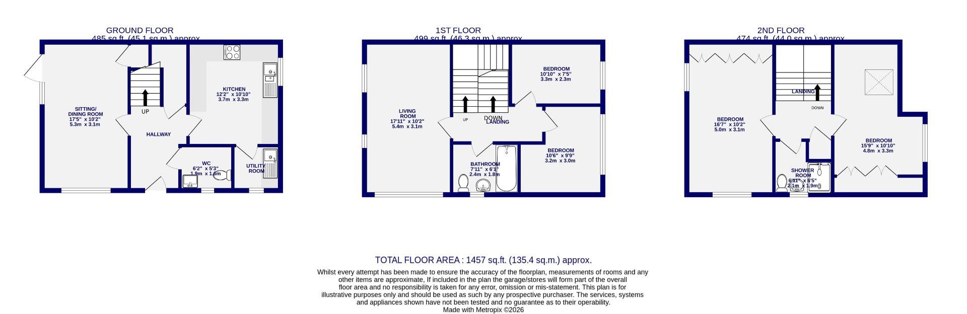 Floorplans For Lotherington Mews, York