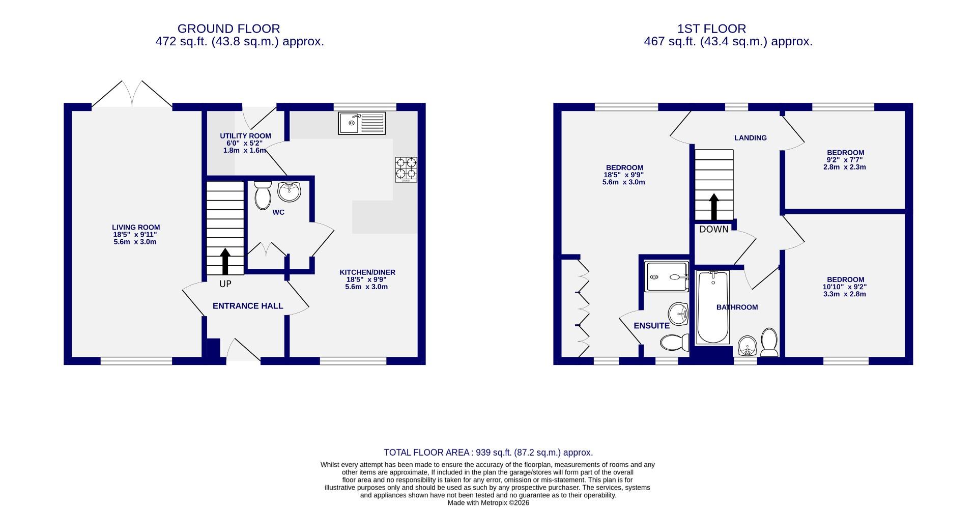 Floorplans For Thornton Road, Fulford