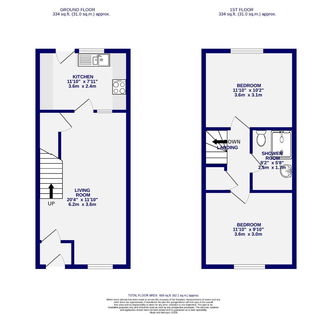 Floorplans For Woodland Place, New Earswick, York