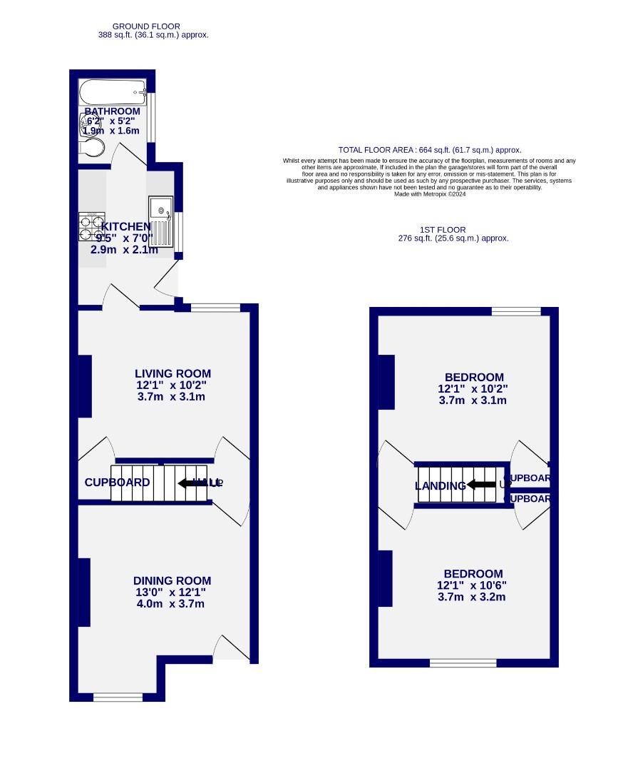 Floorplans For Balmoral Terrace, South Bank, York