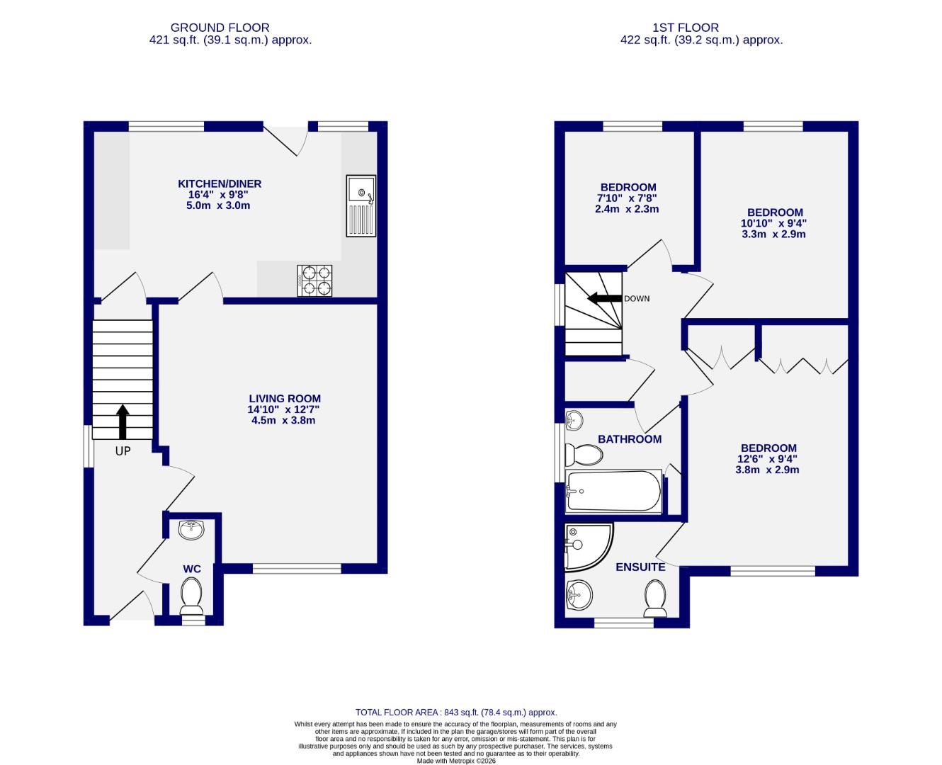 Floorplans For Leadley Croft, Copmanthorpe, York