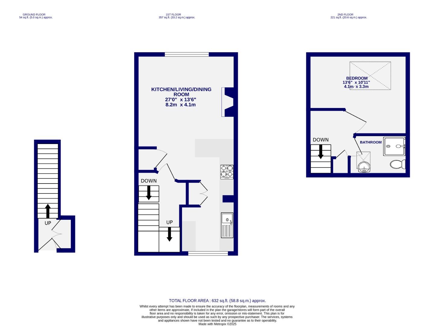 Floorplans For Willow Bank, New Earswick, York