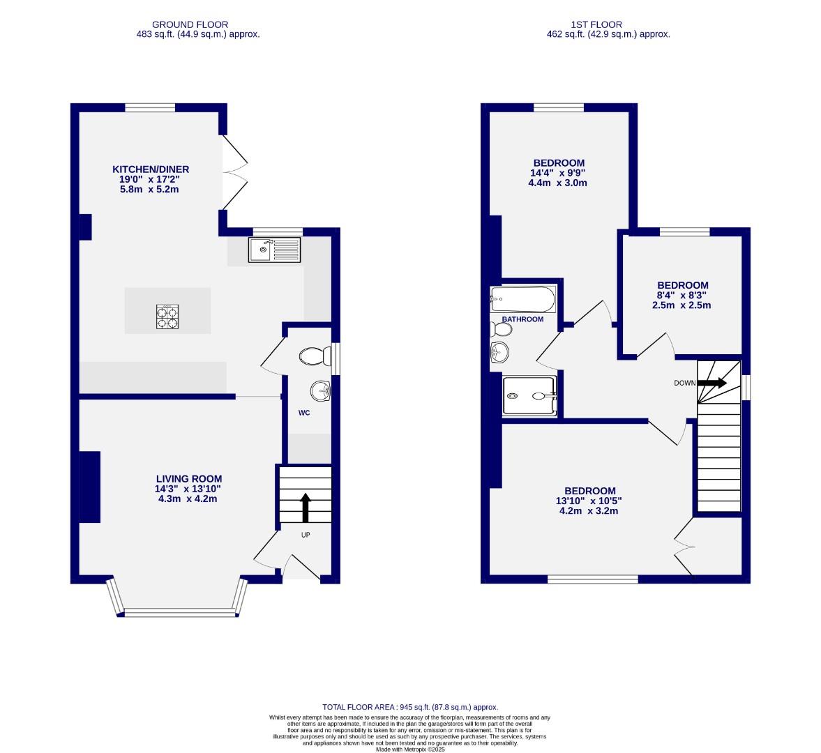 Floorplans For Jamieson Terrace, York