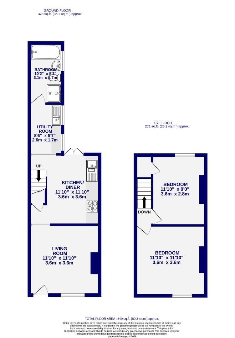 Floorplans For Frances Street, York