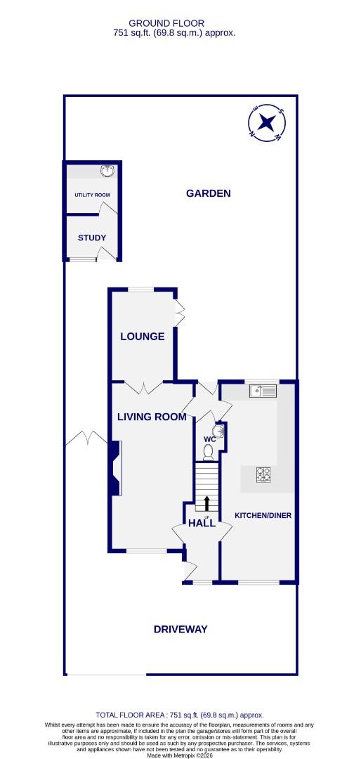 Floorplans For Moor Lane, Copmanthorpe, York