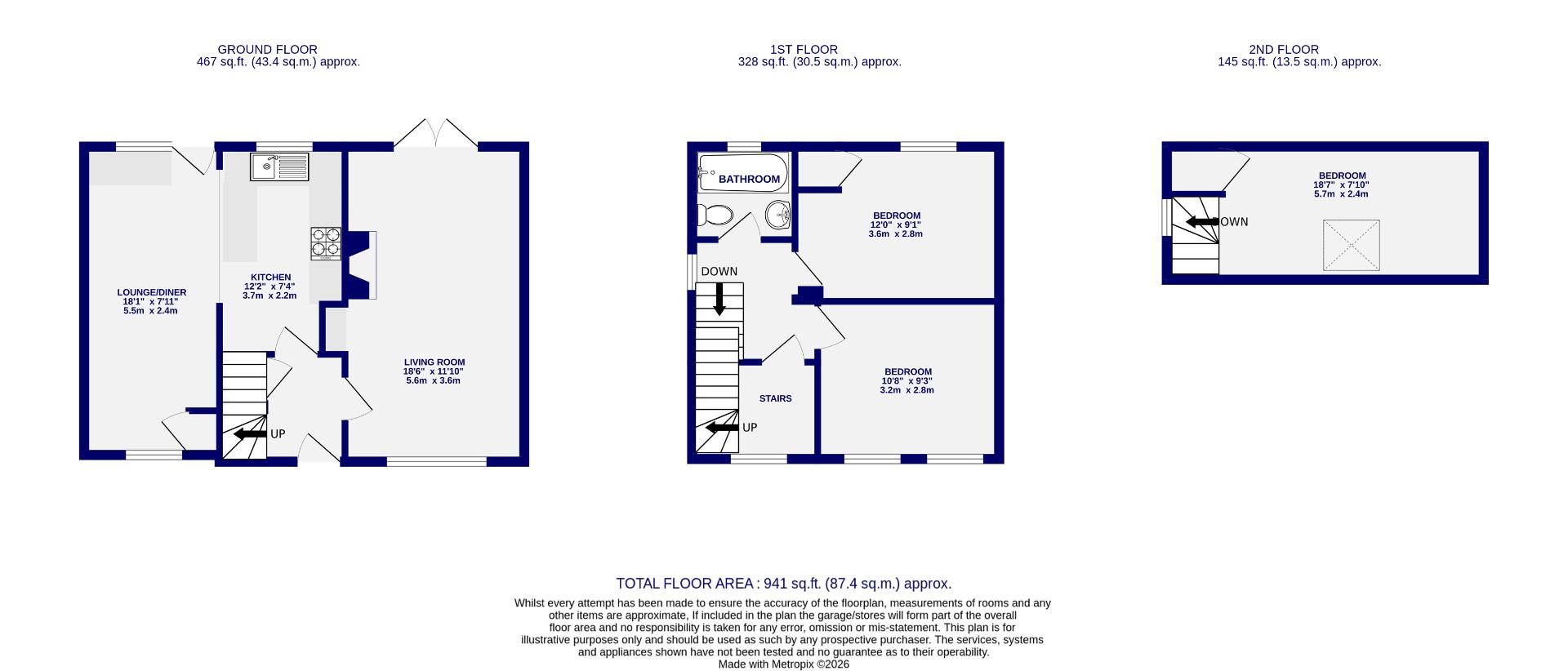 Floorplans For Grange Lane, York