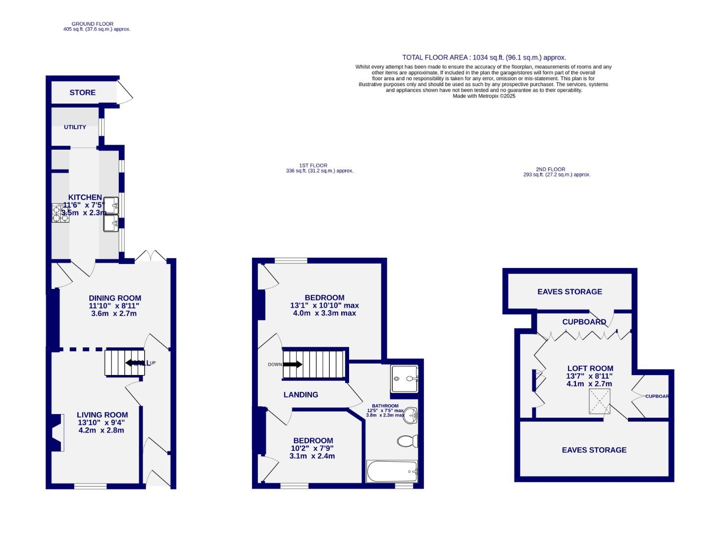 Floorplans For Abbey Street, Clifton Green, York