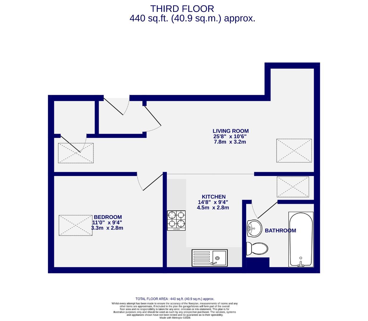 Floorplans For Wenlock Terrace, York