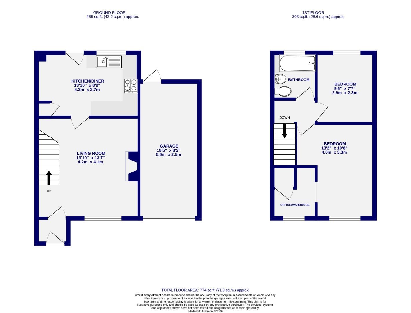 Floorplans For Acomb Wood Drive, Woodthorpe, York