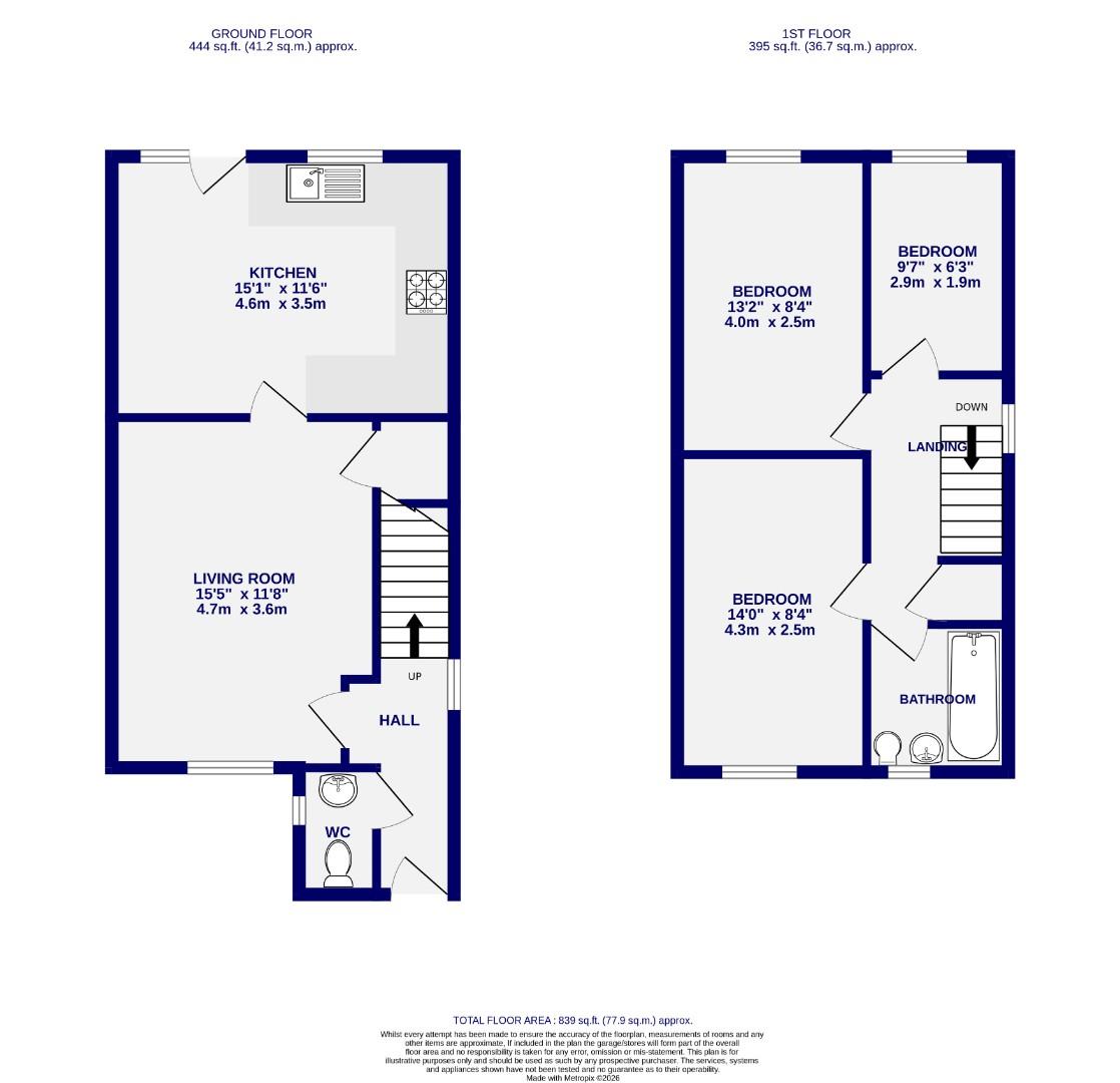 Floorplans For Linnet Way, Foxwood, York