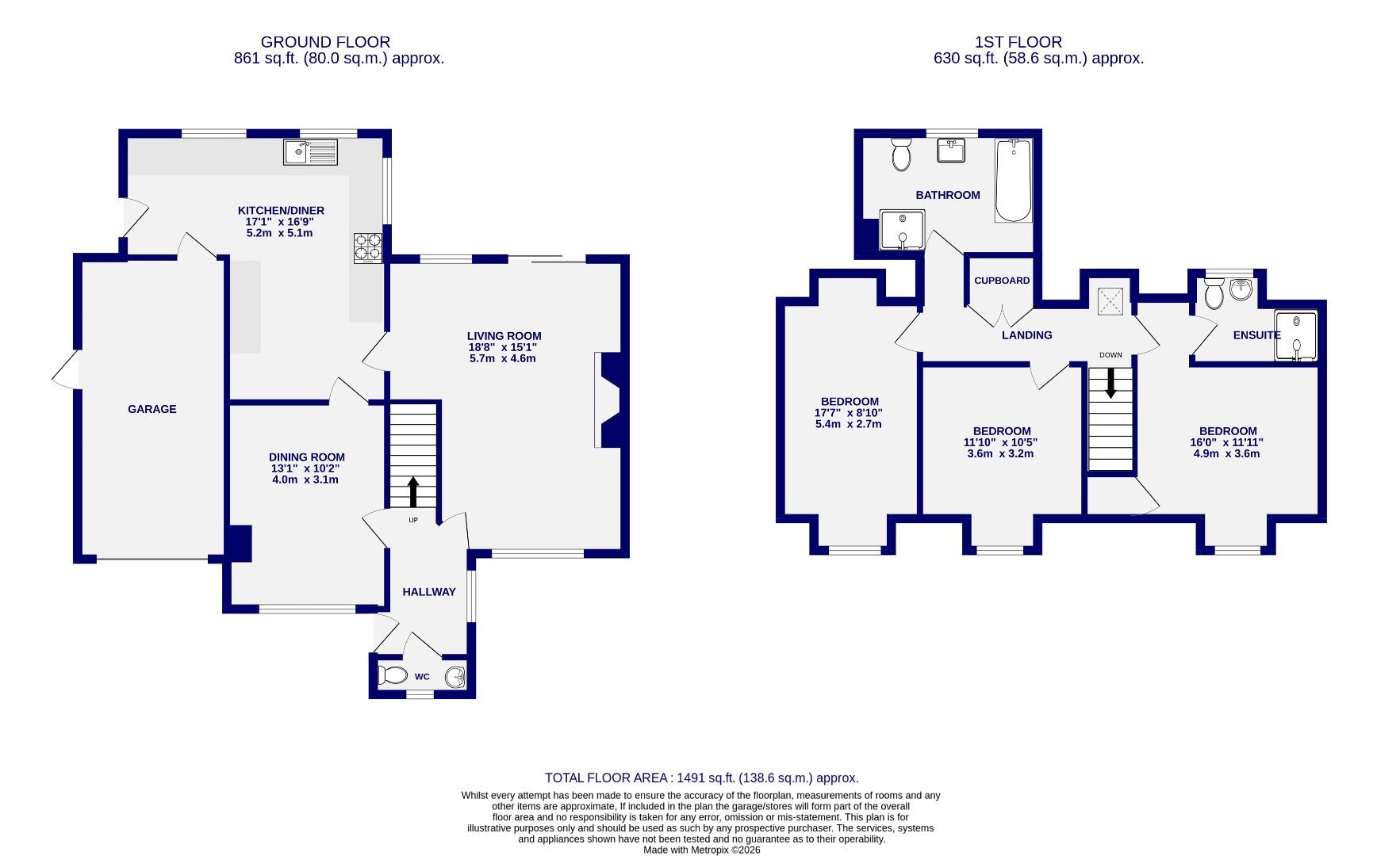 Floorplans For Brecksfield, Skelton, York