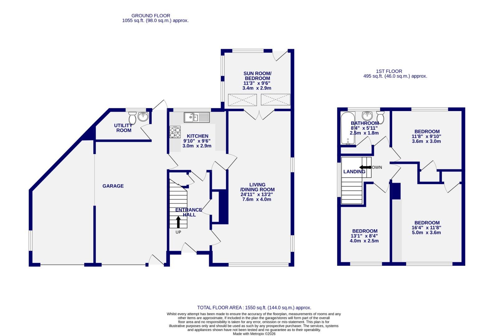 Floorplans For Dringthorpe Road, York