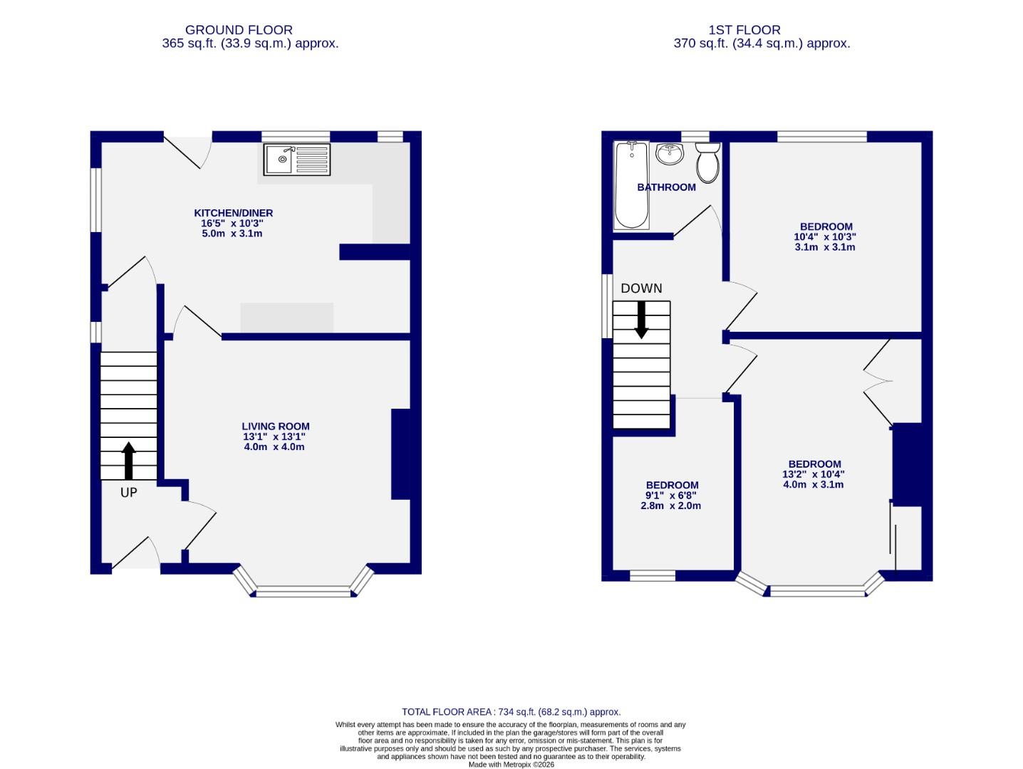 Floorplans For Trevor Grove, York
